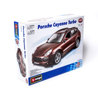 Модель автомобиля сборная 1:24 PORSCHE CAYENNE TURBO (Порше Кайен Турбо) Bburago 18-25104