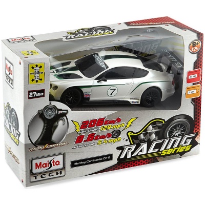 Модель машины Бентли Bentley Continental GT3 на пульте управления 1:24 MAISTO 81147