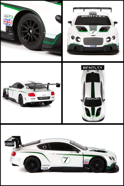 Модель машины Бентли Bentley Continental GT3 на пульте управления 1:24 MAISTO 81147