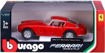 Модель автомобиля 1:24 Ferrari 250GT Berlinetta (Берлинетта) Bburago 18-26025