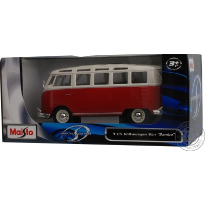 Volkswagen Van "Samba" Фольксваген Самба модель автомобиля 1:25 MAISTO 31956