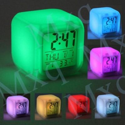 Часы светодиодные настольные будильник термометр календарь Led Clock