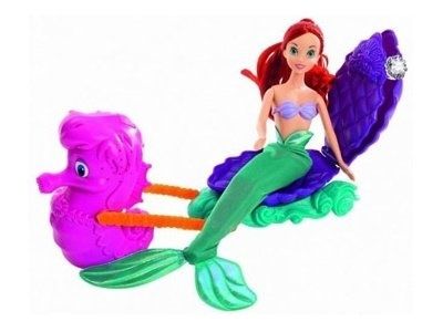 Simba 10 5769023 Кукла Ариэль и карета с мыльными пузырями