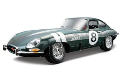 Коллекционная модель автомобиля Bburago 18-15024 KIT 1:18-Jaguar "E" coupe (1961) / Ягуар "Е" купе