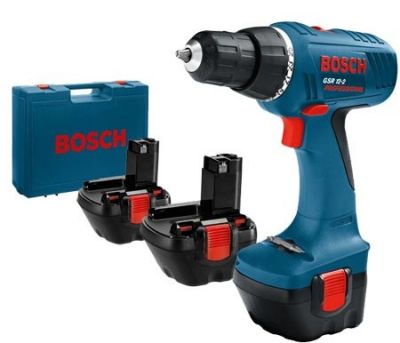 Аккумуляторная дрель-шуруповерт Bosch GSR 12-2 Professional 3 АКБ