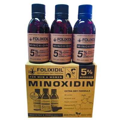 Лосьон миноксидил 5% Фоликсидил (Folixidil) 3 месяца