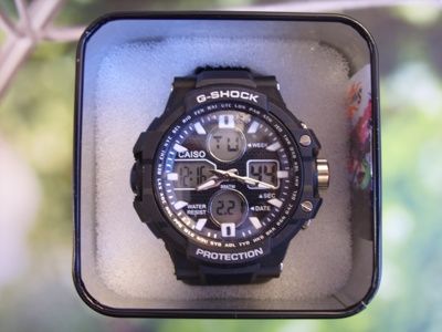 Часы наручные спортивные CASIO G-SHOCK GWA1000-1A - реплика