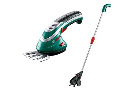 Аккумуляторные ножницы Bosch Isio 3 + телескопическая штанга