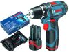 Аккумуляторный шуруповерт Bosch GSR 10,8-2 LI(2 акк, 1.3 А/ч)