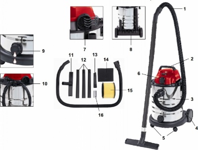 Пылесос EINHELL TC-VC 1930 SA