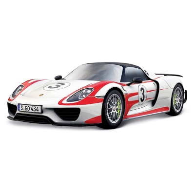 Модель автомобиля 1:24 Porsche 918 Weissach Bburago 18-28009