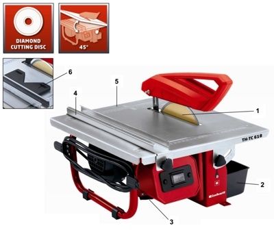 Электроплиткорез Einhell TH-TC 618